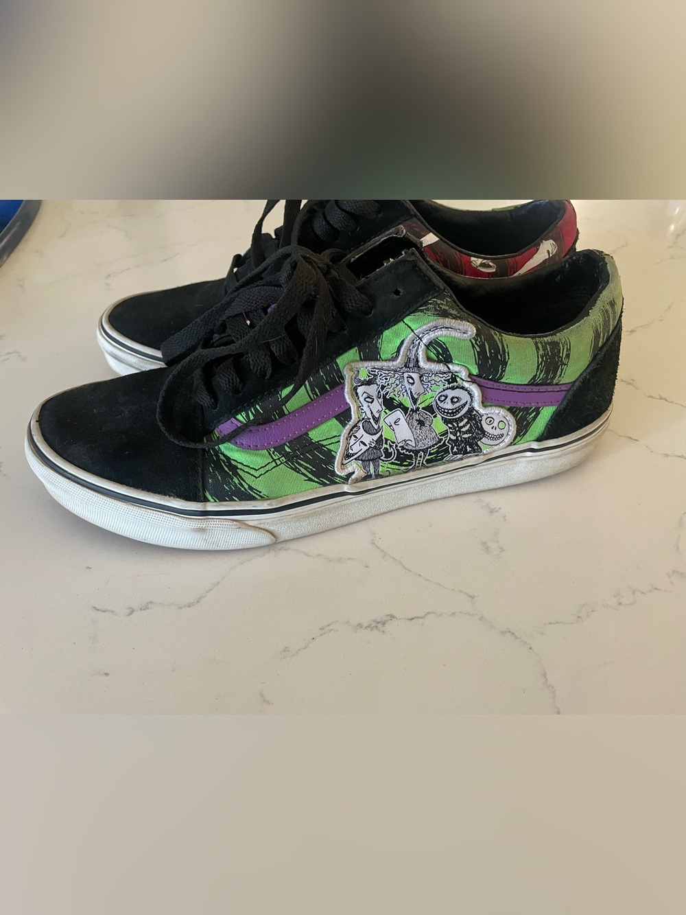 Vans Black Sneakers Disney Nightmare before Christmas